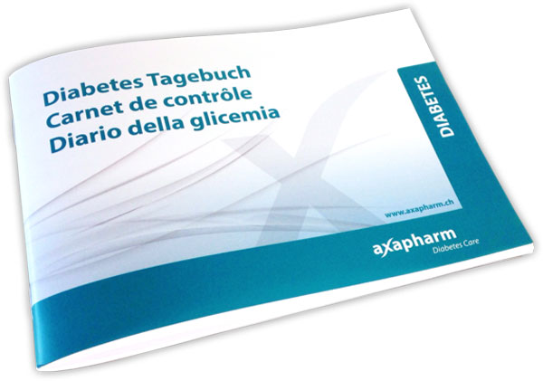 Healthpro Diabetes Tagebuch, 5 x 10 Stück