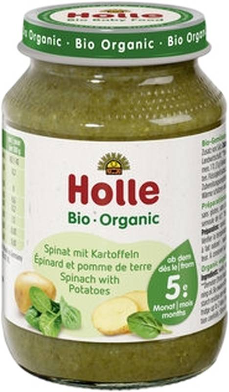 Holle Spinat mit Kartoffeln Bio
