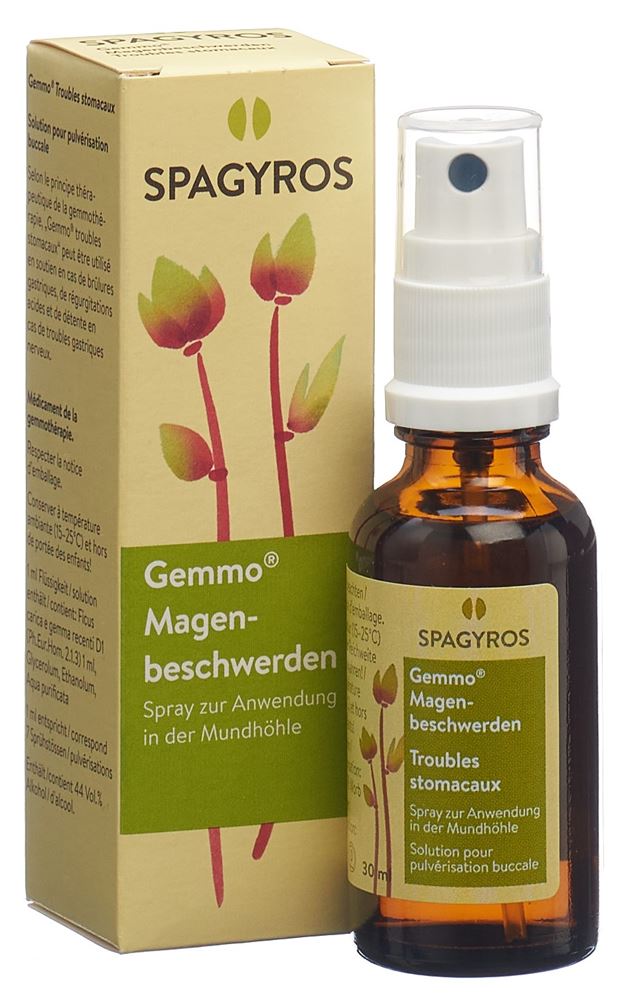SPAGYROS GEMMO Magenbeschwerden Mundspray, 30 ml