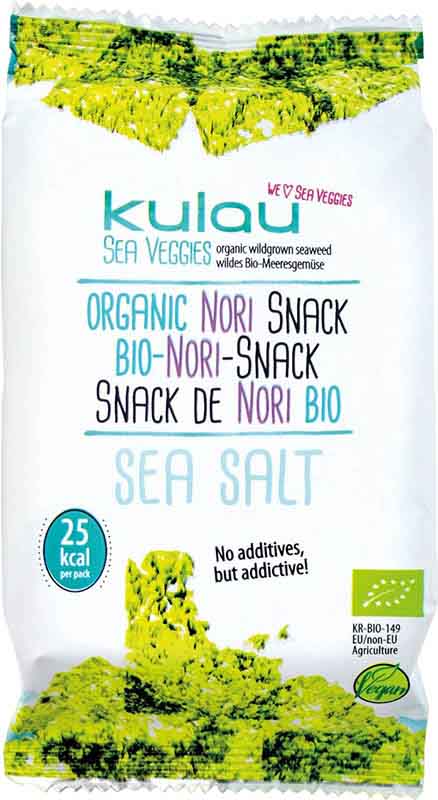 Kulau Algen Nori-Snack, 4 g