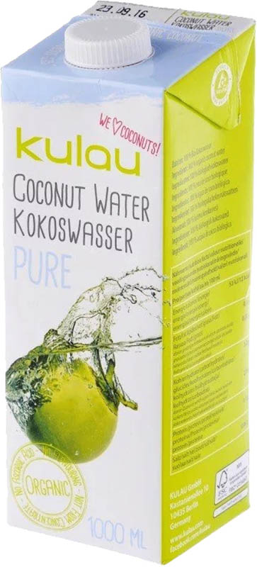 Kulau Kokoswasser pure, 1 Liter