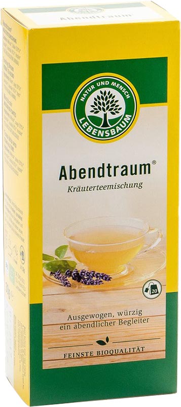 Lebensbaum Bio Kräutertee Abendtraum Beutel, 20 Stück