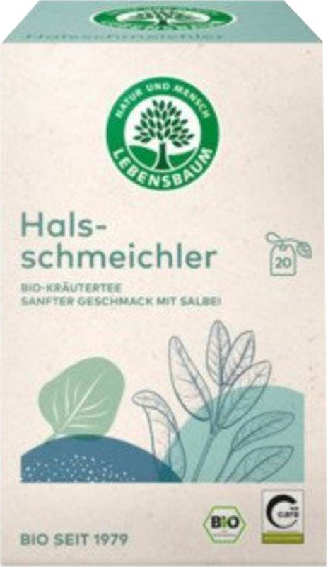 LEBENSBAUM Halsschmeichler Kräutertee Beutel, 20 x 1.5 g