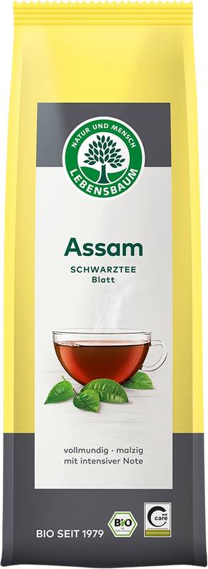 LEBENSBAUM Schwarztee Assam Blatt lose, 100g
