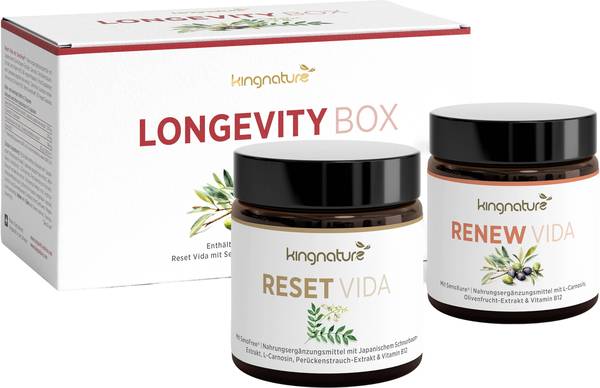 KINGNATURE Longevity Box Reset Vida und Renew Vida