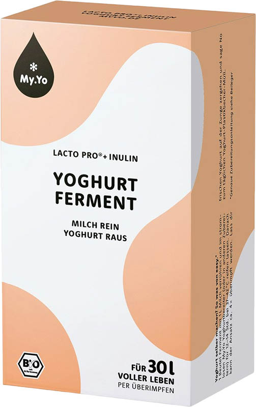 MY.YO Joghurt Ferment probiotisch & prebiotisch, 6 x 25 g