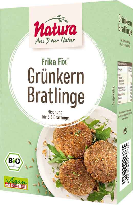 Natura Frika-Fix Grünkern Bratlinge, 150 g