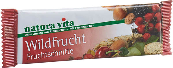 NATURAVITA Fruchtschnitte Wildfrucht, 50 g