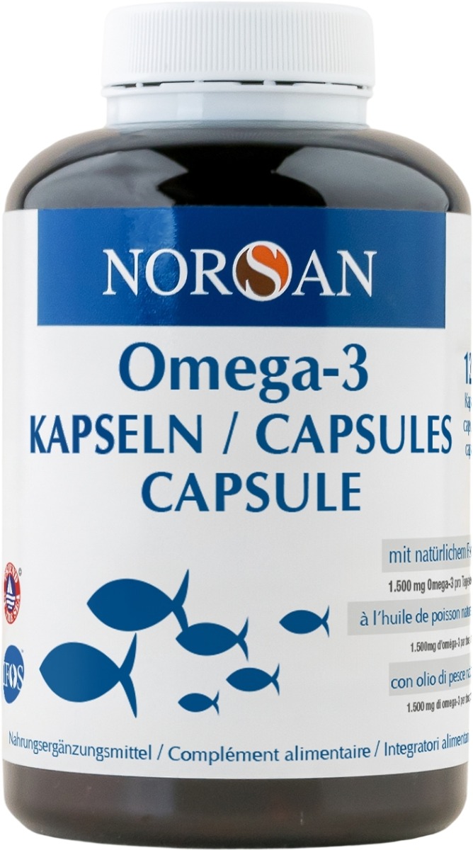 Norsan Omega-3 Fischöl Kapseln, 120 Stück