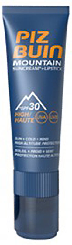 PIZ BUIN Mountain Sun Cream & Lipstick LSF30