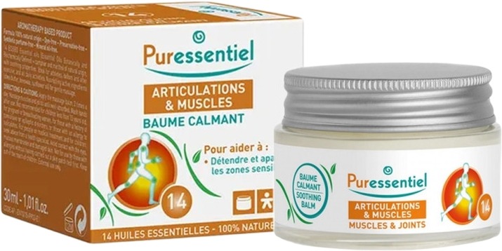 PURESSENTIEL Gelenk & Muskel beruhigender Balsam 14 ätherische Öle, 30 ml