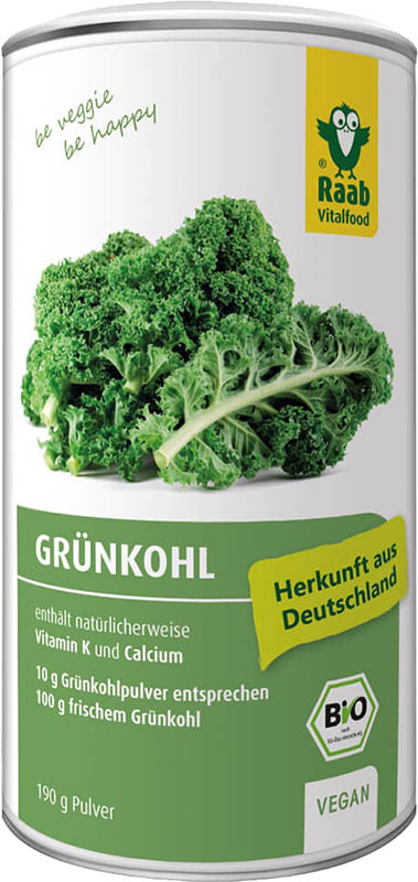 Raab Grünkohl Pulver, 190 g