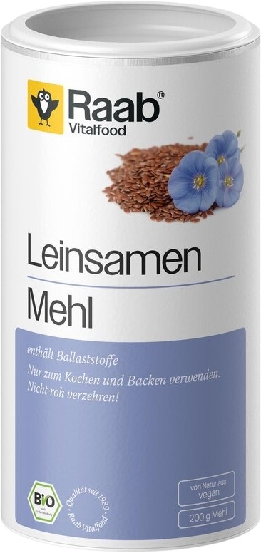 Raab Vitalfood Leinsamen Mehl, 200 g