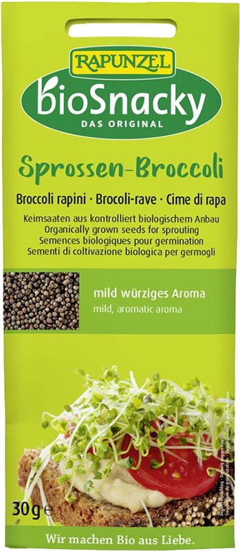 Rapunzel bioSnacky Sprossen Broccoli, 30 g