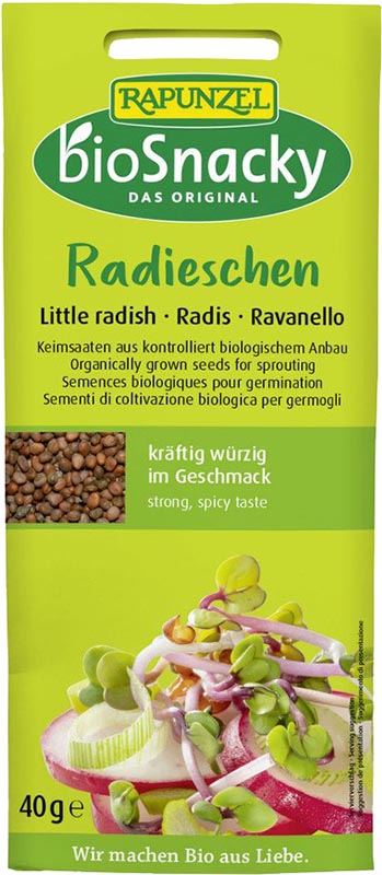 Rapunzel bioSnacky Radieschen, 40 g