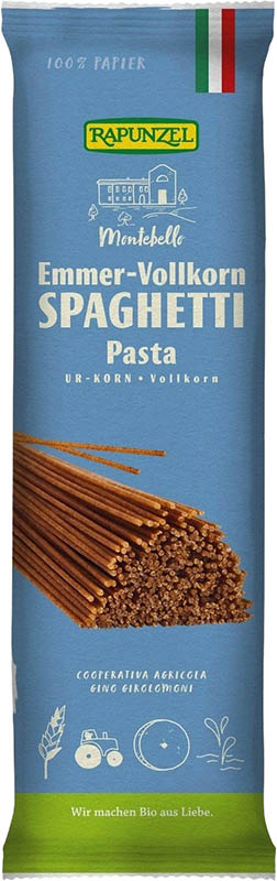 Rapunzel Emmer-Spaghetti Vollkorn, 500g
