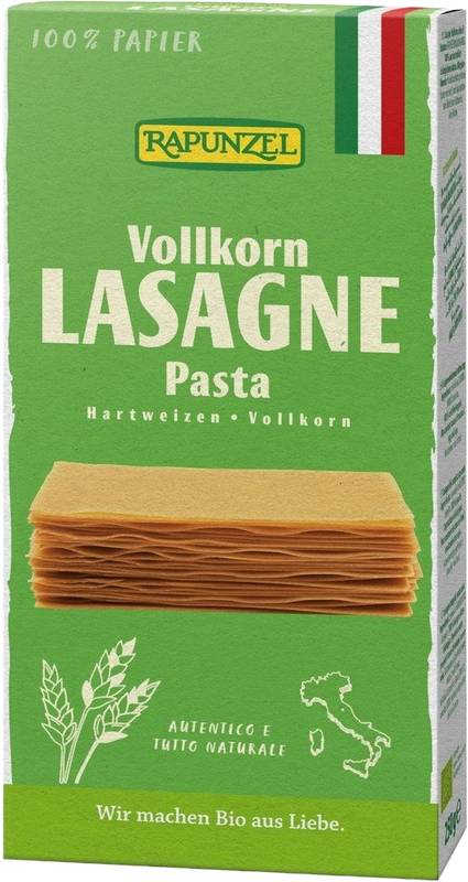 Rapunzel Lasagne-Platten Vollkorn