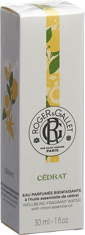 ROGER & GALLET Cédrat eau fraîche, 30 ml
