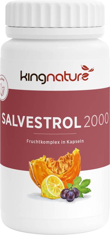 Kingnature Salvestrol Vida 2000 Kapseln 200 mg, 60 Stück