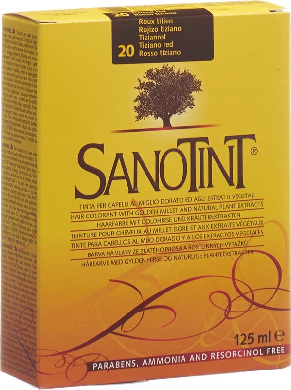 SANOTINT Haarfarbe 20 tizianrot