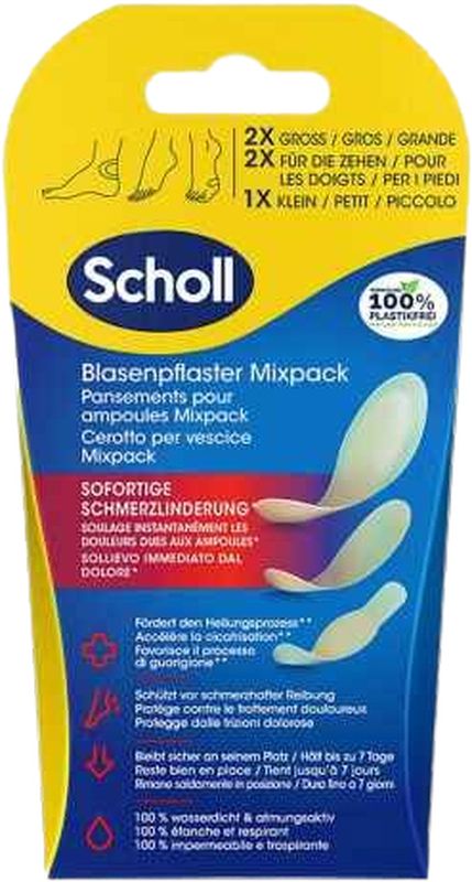 Scholl Blasenpflaster Mixpack, 5 Stück