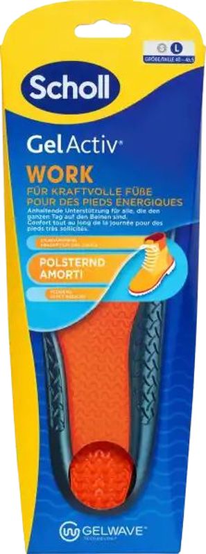 Scholl GelActiv Work & Boot Einlegesohle L GelWAve, 1 Paar