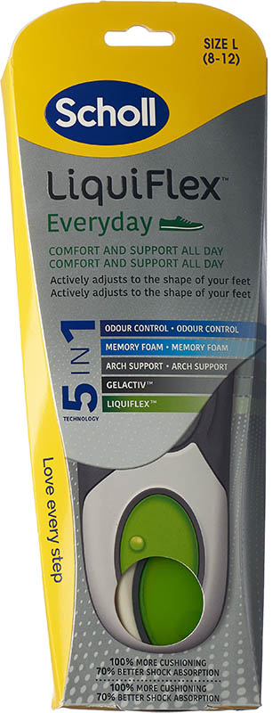 Scholl LiquidFlex Einlegesohle Everyday L, 1 Paar