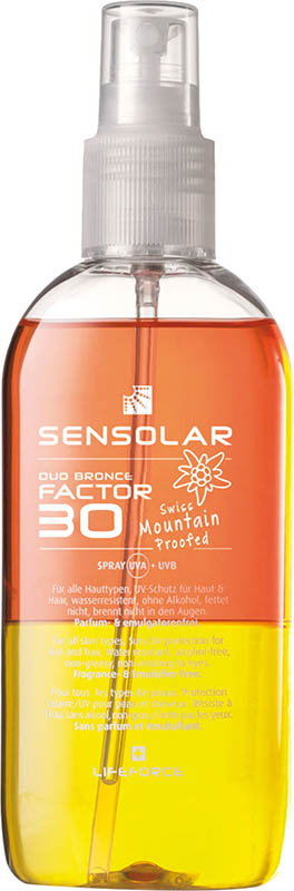 Sensolar Sonnenspray LSF 30 ohne Emulgator, 100 ml