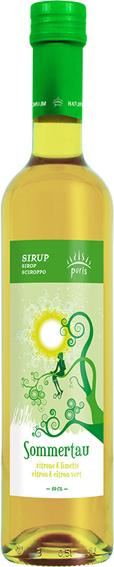 Puris Sirup Sommertau, 6 x 500 ml