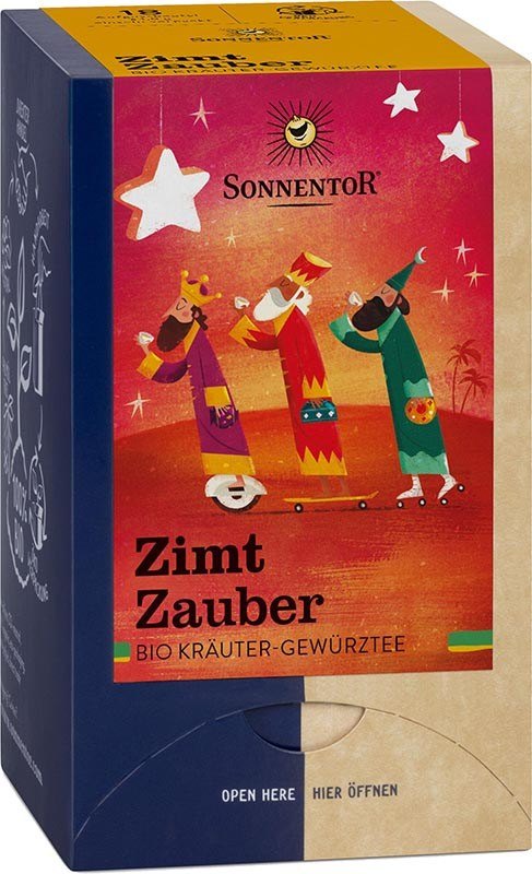 SONNENTOR Zimt Zauber Tee Beutel, 18 Stück