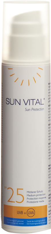 SUNVITAL Sonnenlotion LSF 25 200 ml