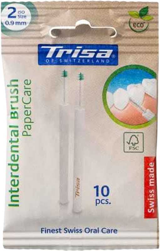 Trisa Interdental Brush PaperCare ISO 2, 10 Stück