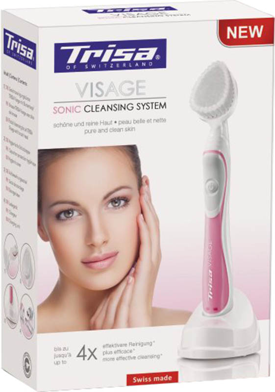 TRISA Visage Sonic Cleansing System rosa
