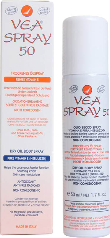 VEA SPRAY Trockenes Pflegeöl aus reinem Vitamin E, 100 ml