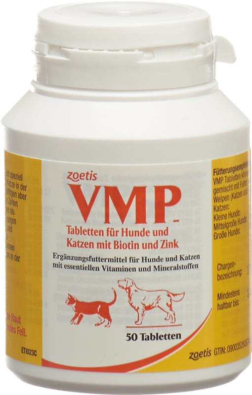 VMP PFIZER Hunde Katzen Tabletten ad us vet., 50 Stück