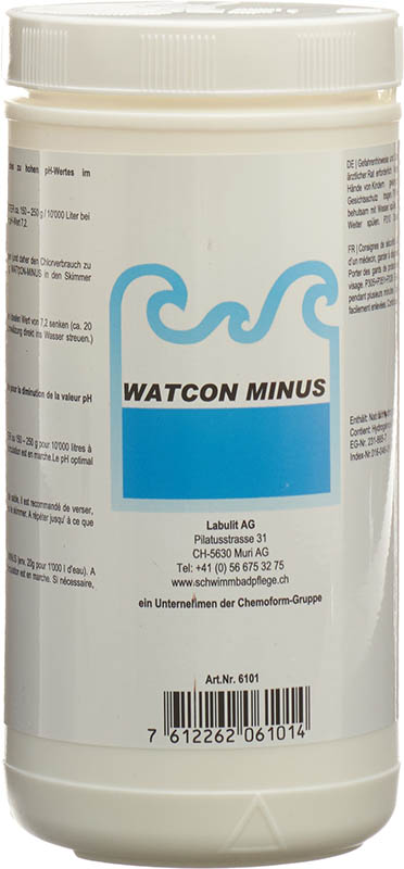 WATCON MINUS Säure Granulat, 1.5 kg