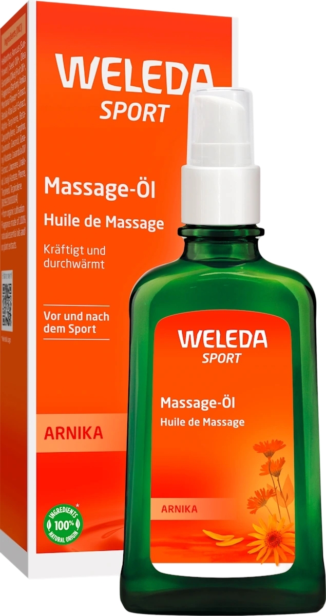 Weleda Sport Massage-Öl Arnika, 200 ml