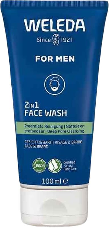 WELEDA For Men Face Wash 2in1, 100 ml