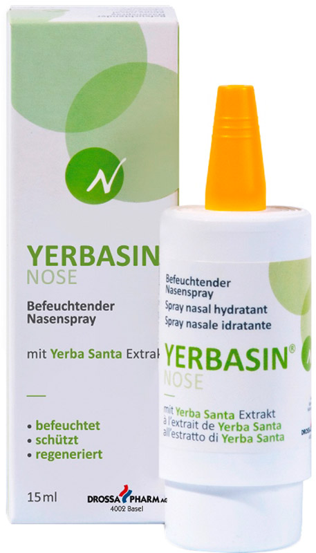 Yerbasin Nose Befeuchtender Nasenspray, 20 ml