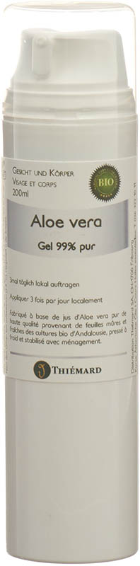 THIEMARD Aloe Vera Gel Haut 99% pur Bio, 200 ml | Online Apotheke Schweiz |  Online Drogerie | puravita.ch