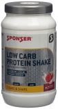 SPONSER LOW CARB Protein Shake Raspberry, 500 g