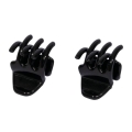 HERBA Ecofriendly pince 2.2cm noir 2 pièces