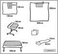 FOLIODRAPE Protect Plus HNO-/ MKG Set ll ohne Krepp, 8 pièces