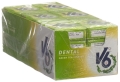 V6 Dental Care chewing gum Green Tea Jasmin box, 24 pièces