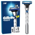 GILLETTE Mach3 Turbo 3D Rasierapparat mit 1 Klinge