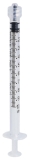 SOL-M Spritze PP 1ml Luer Lock steril 3-teilig, 100 Stück