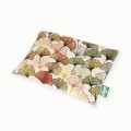 Himmelgrün coussin aux noyaux de cerise 30x20cm feuilles de ginkgo
