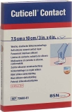 CUTICELL Contact Silikonwundauflage 7.5 x 10 cm, 5 Stück