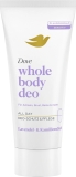 Dove Deo Whole Body Crème Lavande & Camomille sans aluminium, 75 ml