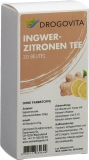 Drogovita Ingwer Zitronen Tee Beutel, 20 Stück